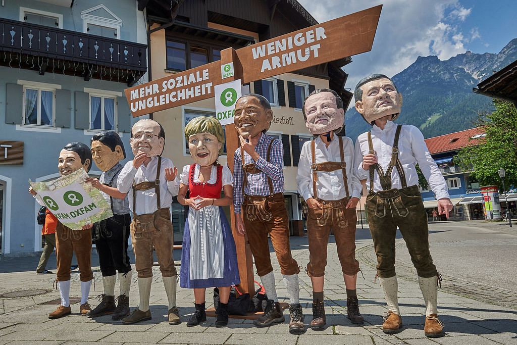 Oxfam sieht die G7 vor einer Richtungsentscheidung (Foto: argum/ Oxfam Deutschland)