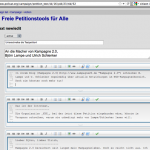 Mit wenigen Klicks zur eigenen Online-Petition