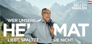 Kampagne Alexander Van der Bellen, Foto: vanderbellen.at