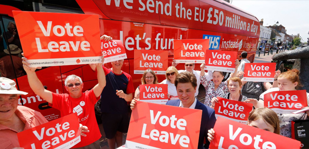 Kampagne Vote Leave, Take Control #Brexit, Foto: Vote Leave-Facebookseite